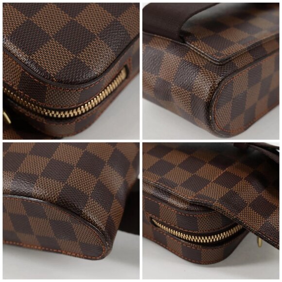 LOUIS VUITTON Damier Ebene Geronimos Shoulder Bag N51994 LV Auth 142643V - Picture 14 of 16